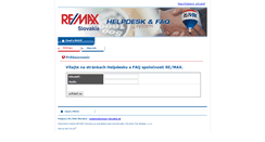 Desktop Screenshot of helpdesk.remax-slovakia.sk